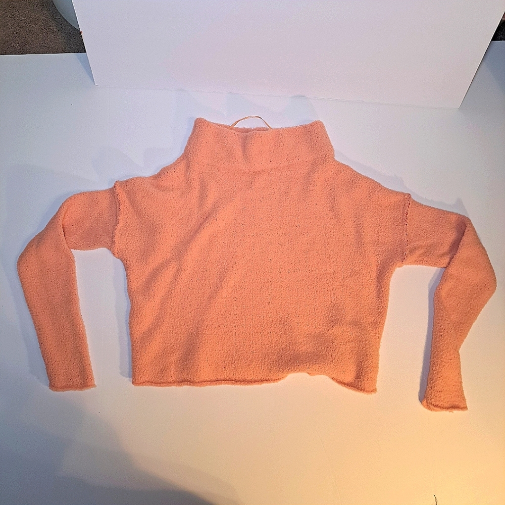 Free People soft mock neck sweater in XS